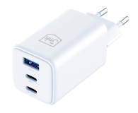 3mk Hyper GaN Charger 65W QC4+ PD PPS USB 1A2C White EU - 1333354 - zdjęcie 2